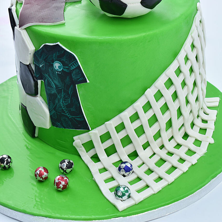 Live Football Marble Cake