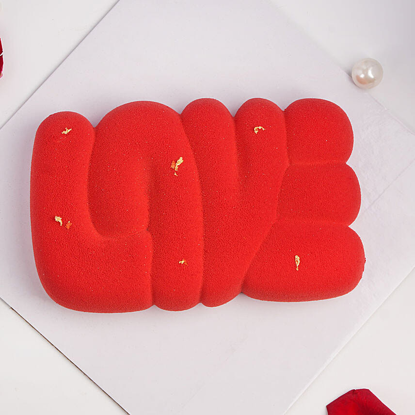 Love Struck Red Velvet Cake