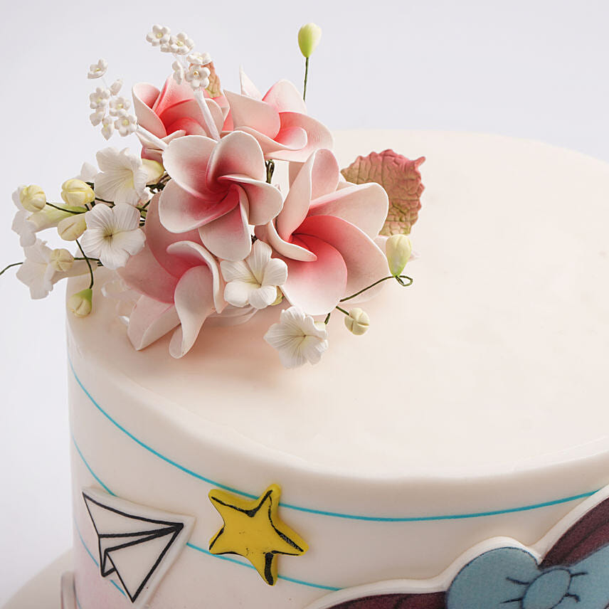 Luna the Little Dreamer Red Velvet Cake