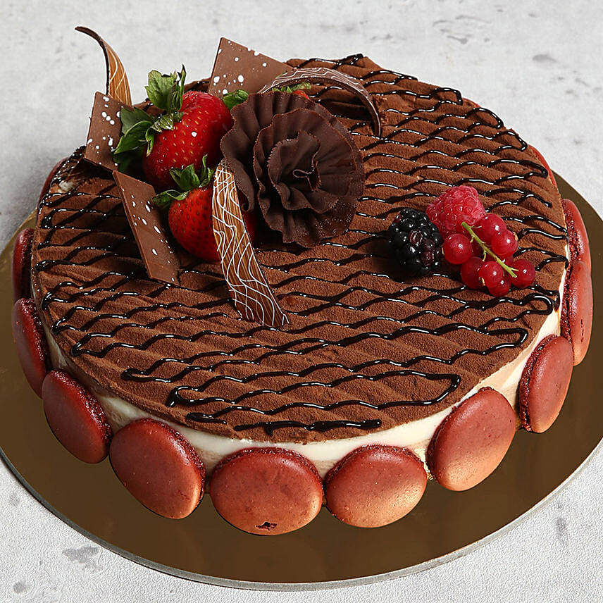 Luscious Triple Chocolate Cake 4 Portion