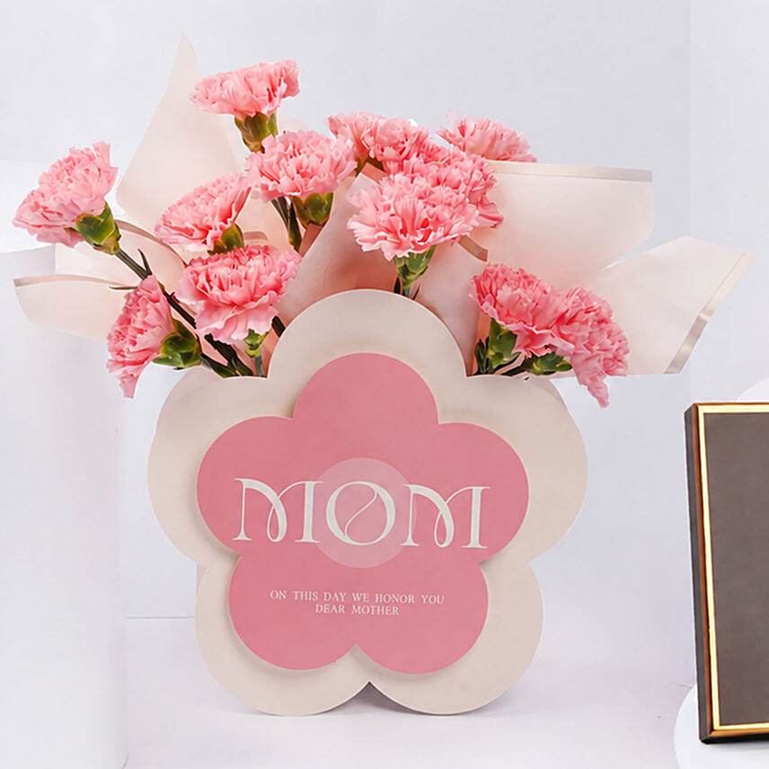 Luxury Mom Flower Arrangement Ahd Chocolate Box