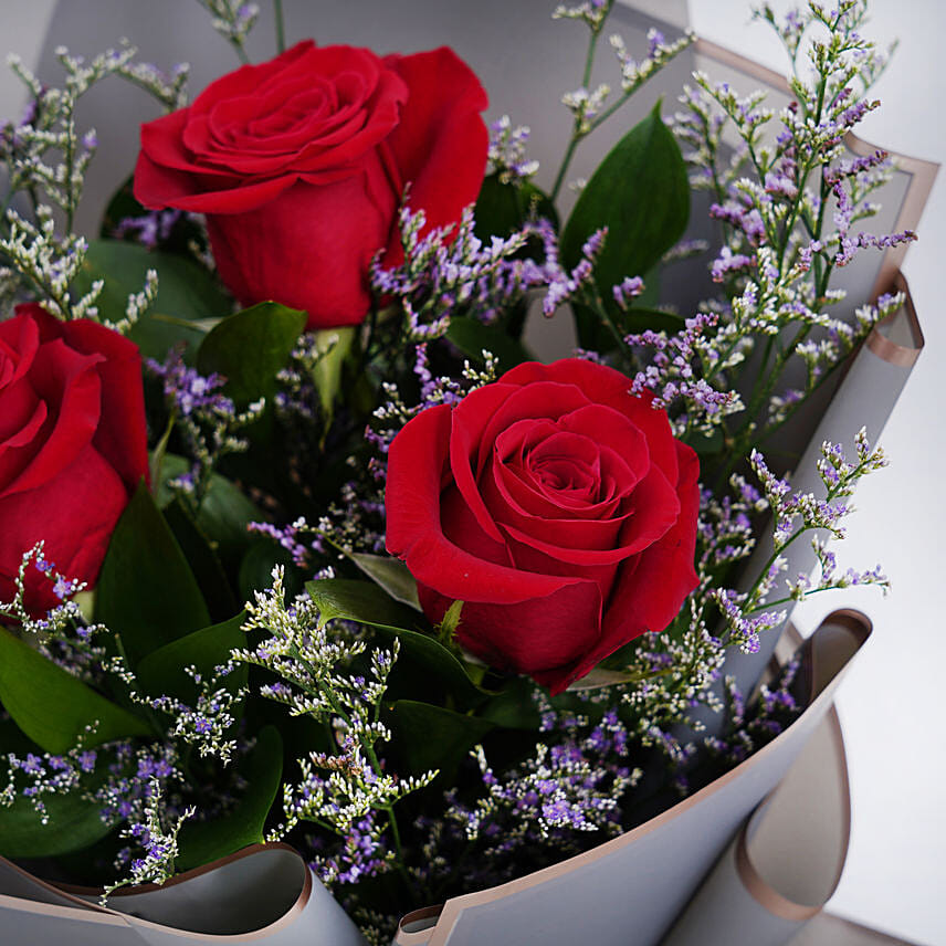 Magnificent Red Rose Bouquet