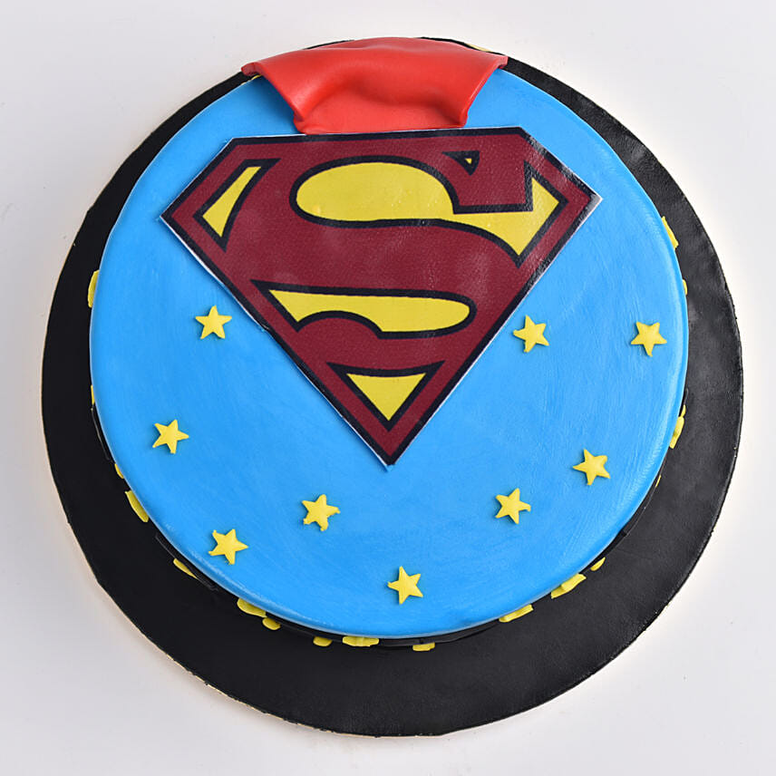 Man Of Steel Surprise Cake