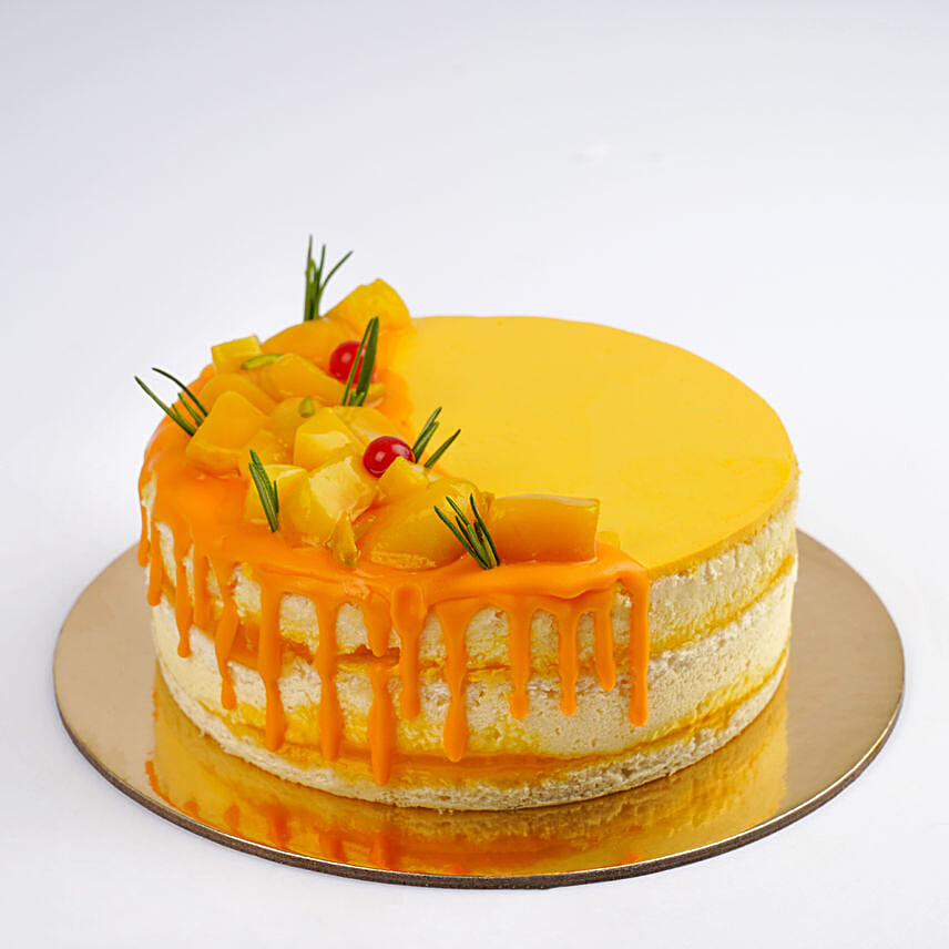Mango Bites Sponge Cake