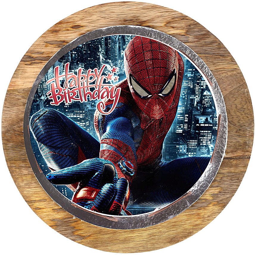 Marvel Spiderman Truffle Cake 1 Kg Eggless
