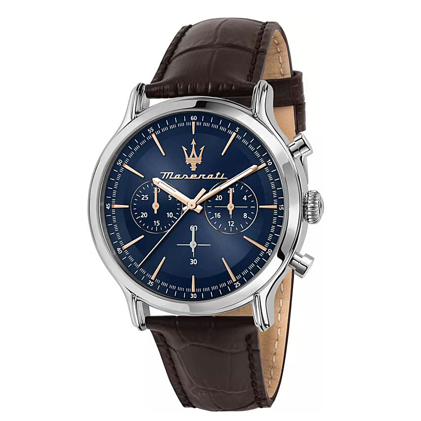 Maserati Analog Leather Watch