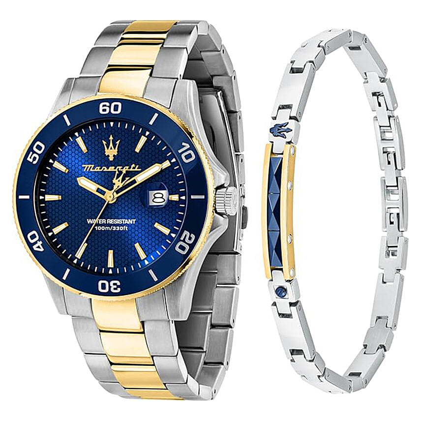 Maserati Blue Dial Analog Watch for Men