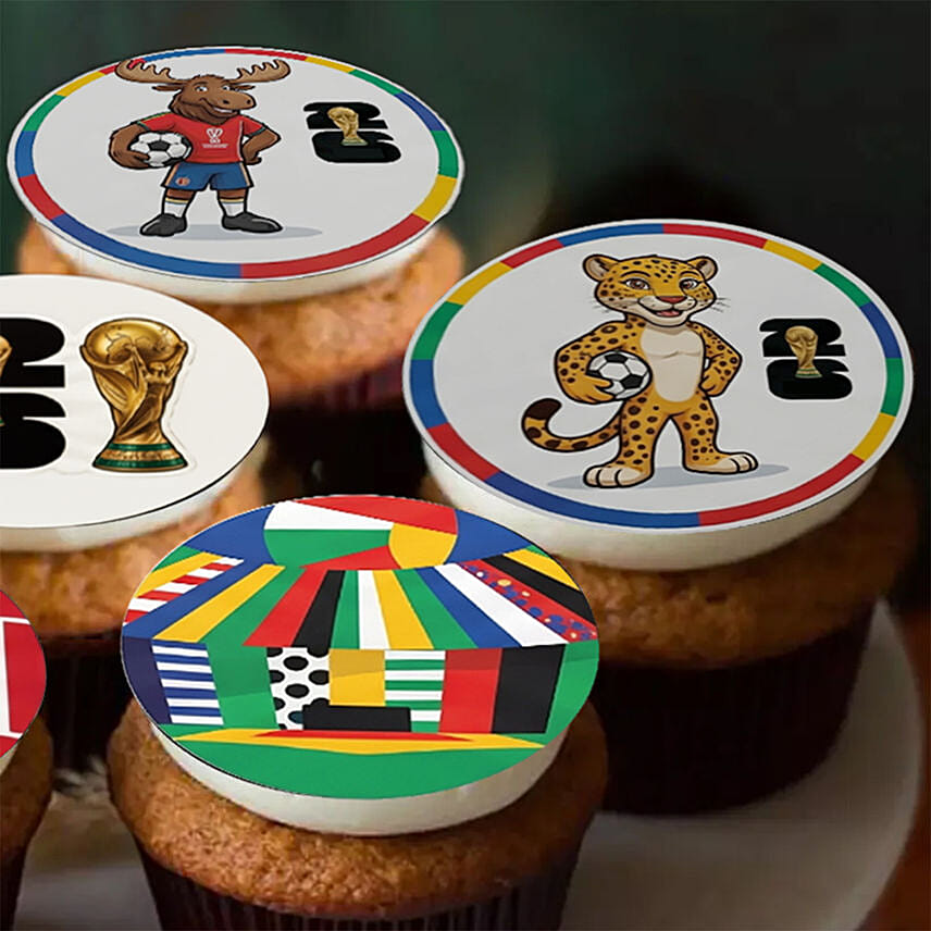 كب كيك بثيم يوم المباراة