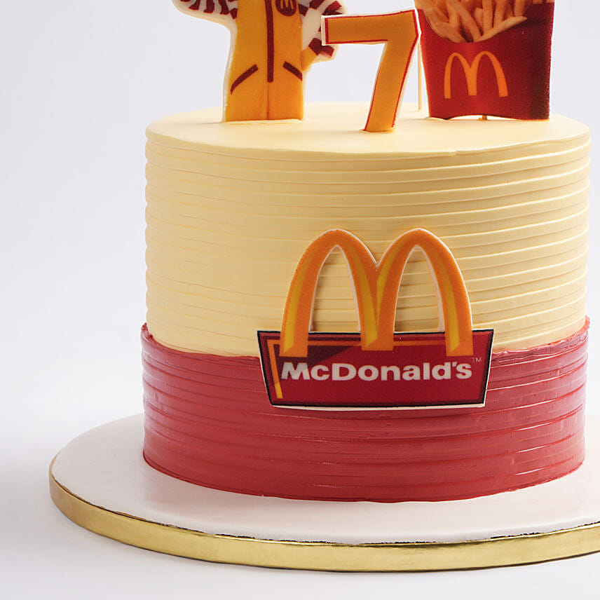 McDonald Birthday Delight Marble Cake