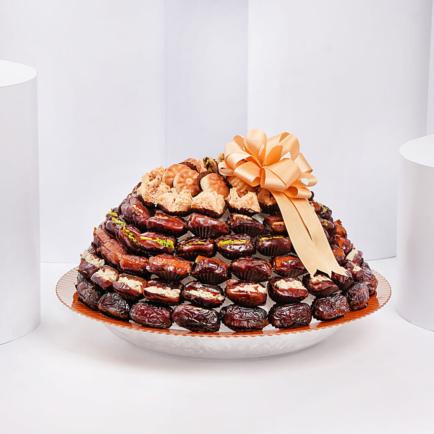 Mejdool Dates and Arabic Sweets Platter
