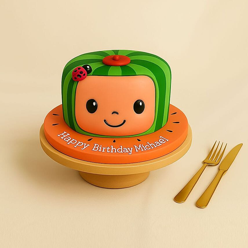 Melontastic Birthday Cake