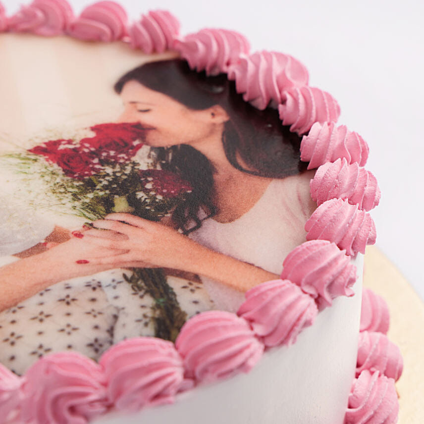 Memorable Anniversary Photo Cake 500Gm