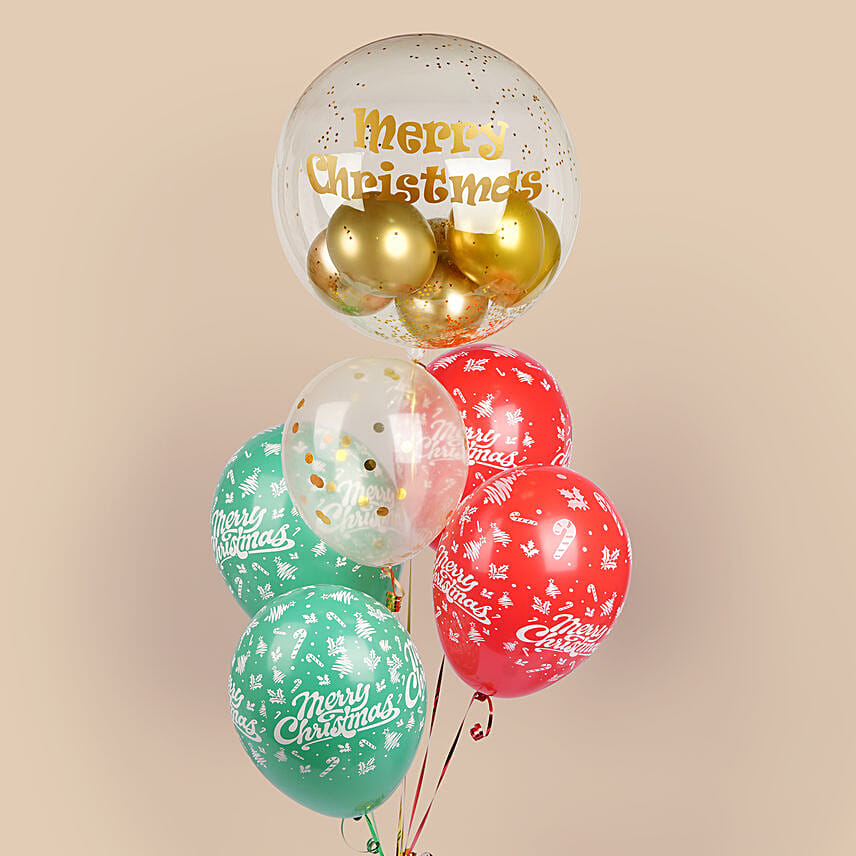 Merry Christmas Balloon Bouquet