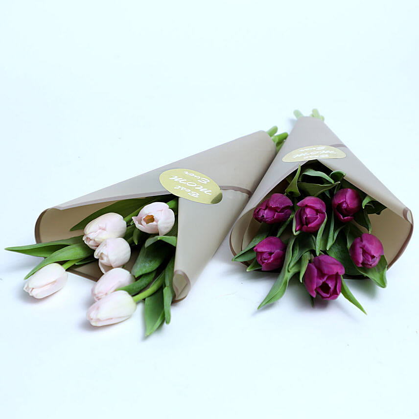 Mesmerizing Tulips Bouquets For mom