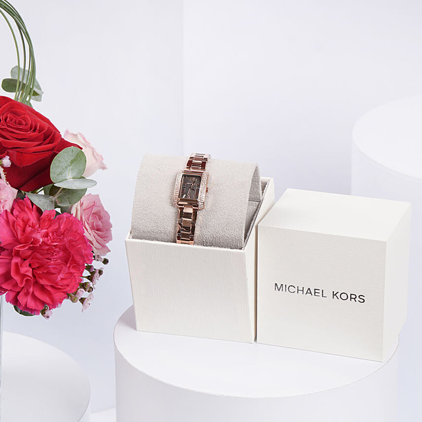 Michael Kors Emery Rose Gold Watch for Her