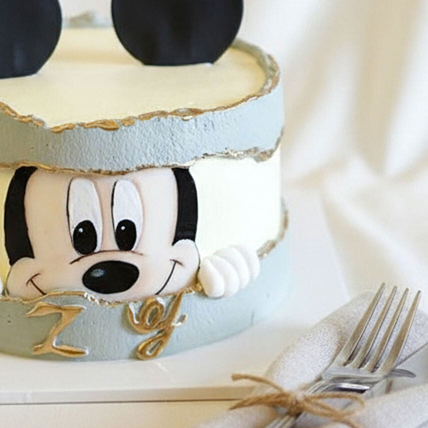 Mickey Mouse Theme Chocolate Fudge Cake 1.5 KG