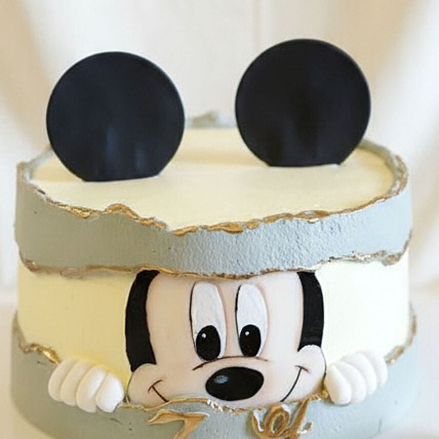 Mickey Mouse Theme Chocolate Fudge Cake 1.5 KG