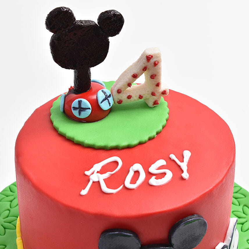 Mickeys Magic Kingdom Vanilla Cake