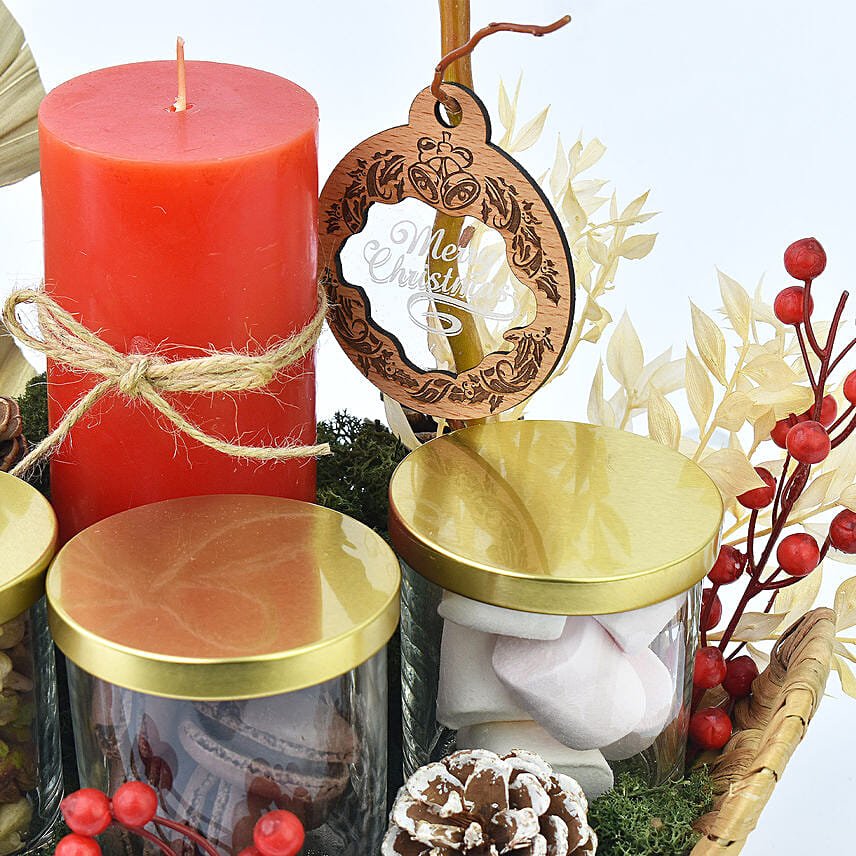 Mini Basket of Christmas Wishes