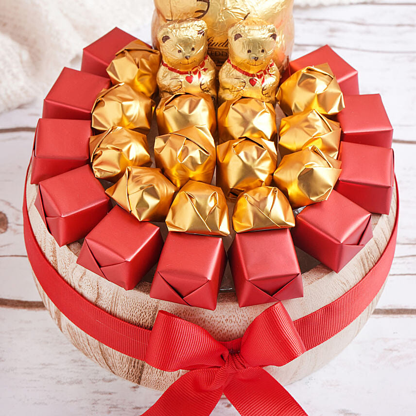 Mini Lindt Teddy Christmas Chocolates