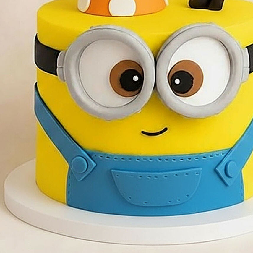 Minion Theme Chocolate Fudge Cake 2 KG