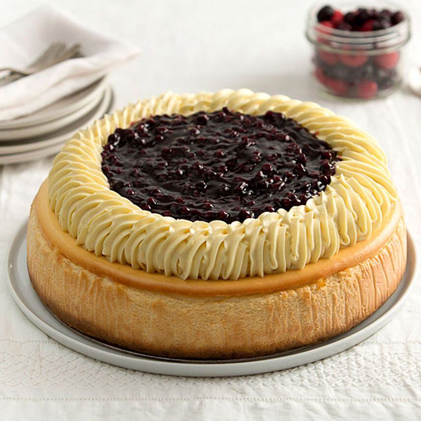 Mixed Berry Swirl Cheesecake