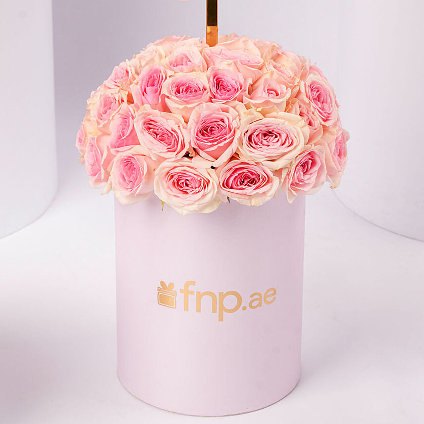 Mothers Day Blush Pink Roses Box