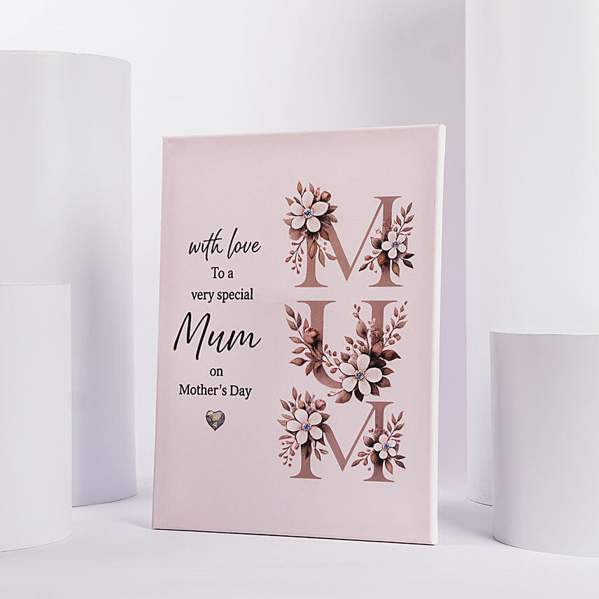 Mothers Day Mum Canvas Wall Art