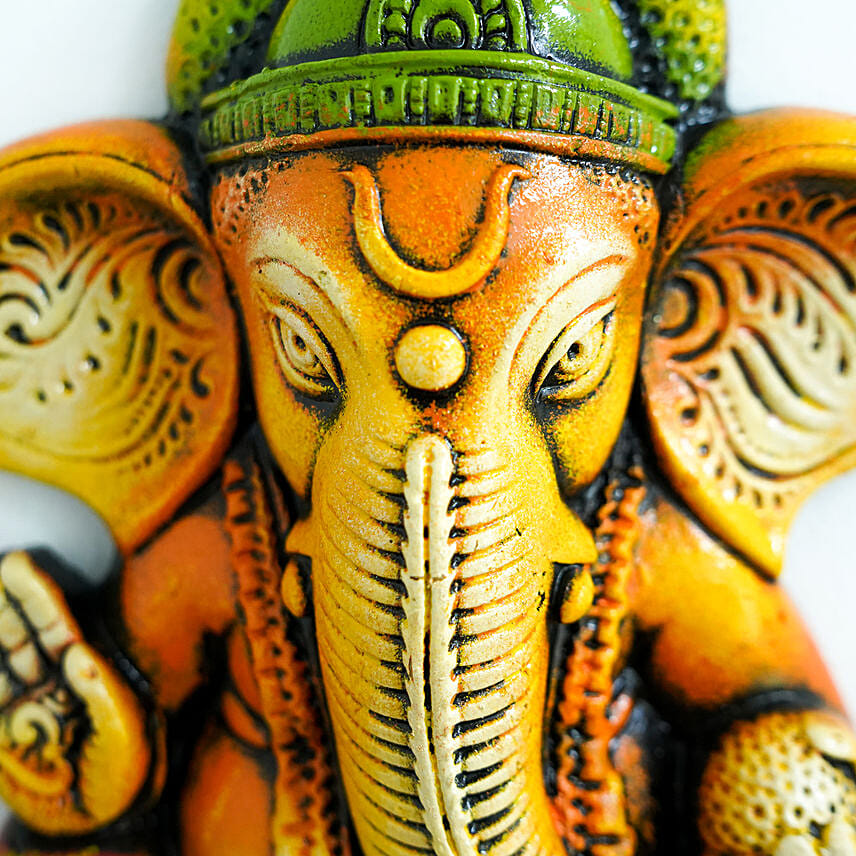 Multicolor Ganesha Wall Hanging