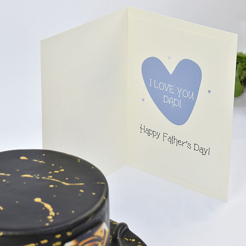 My Super Dad Cake With Greeting Card