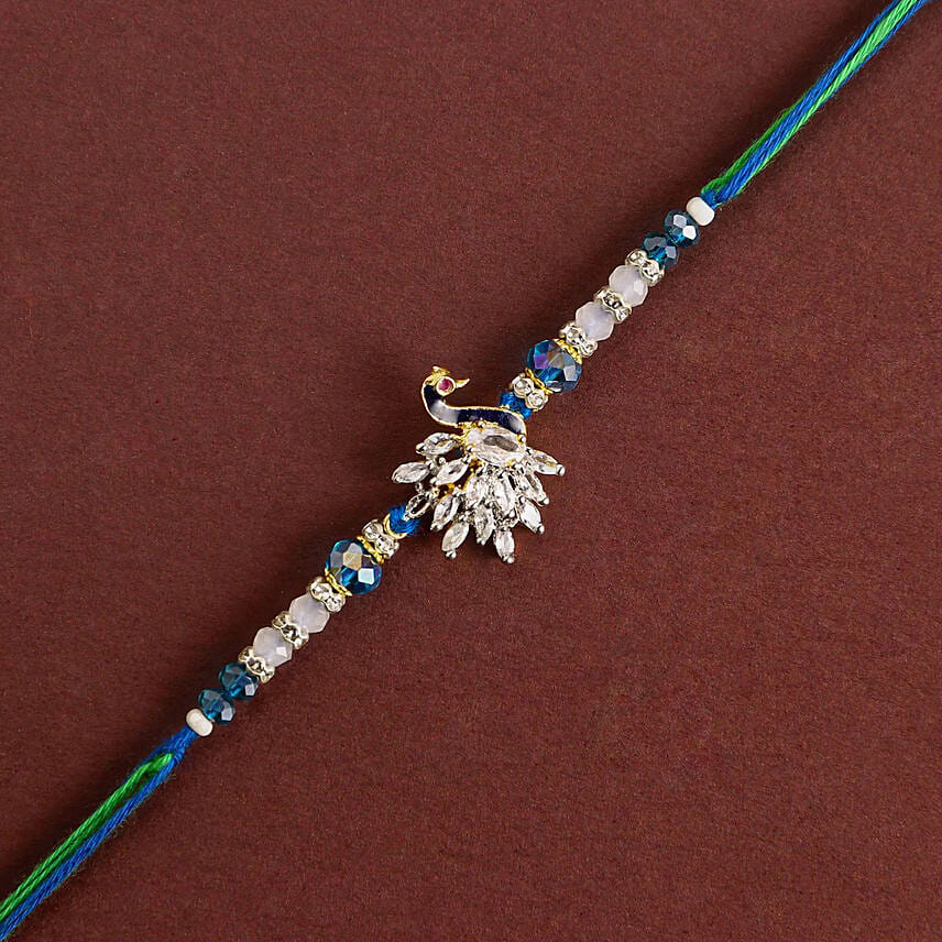 Mystic Harmony Peacock Rakhi