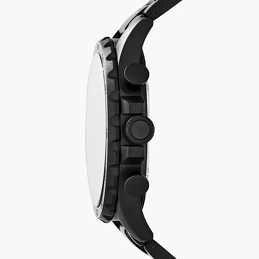 Fossil Chronograph Black Watch For Him