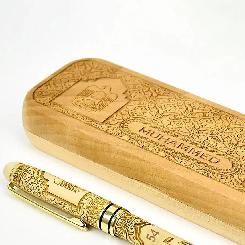 National Day Engraved Pen in Box