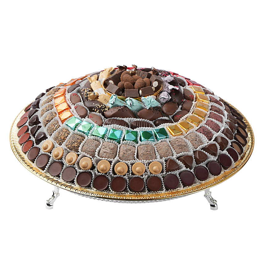 Neuhaus Gold N Silver Round Tray
