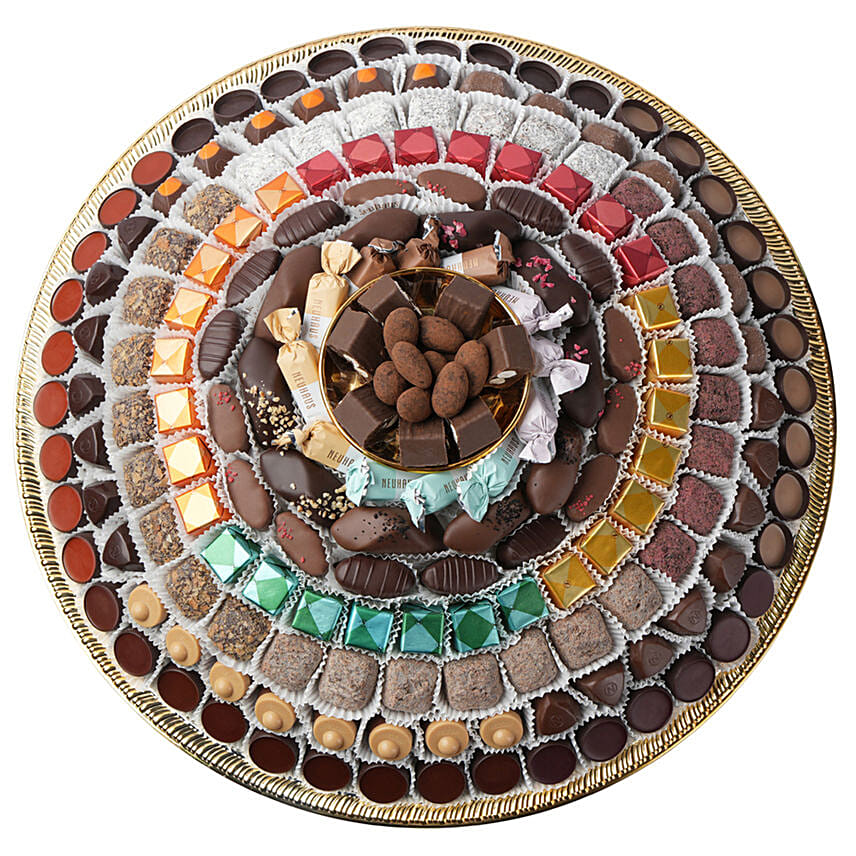 Neuhaus Gold N Silver Round Tray