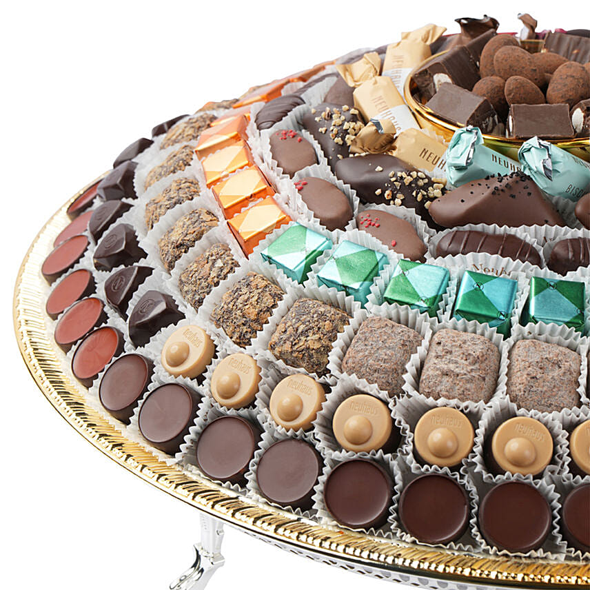 Neuhaus Gold N Silver Round Tray
