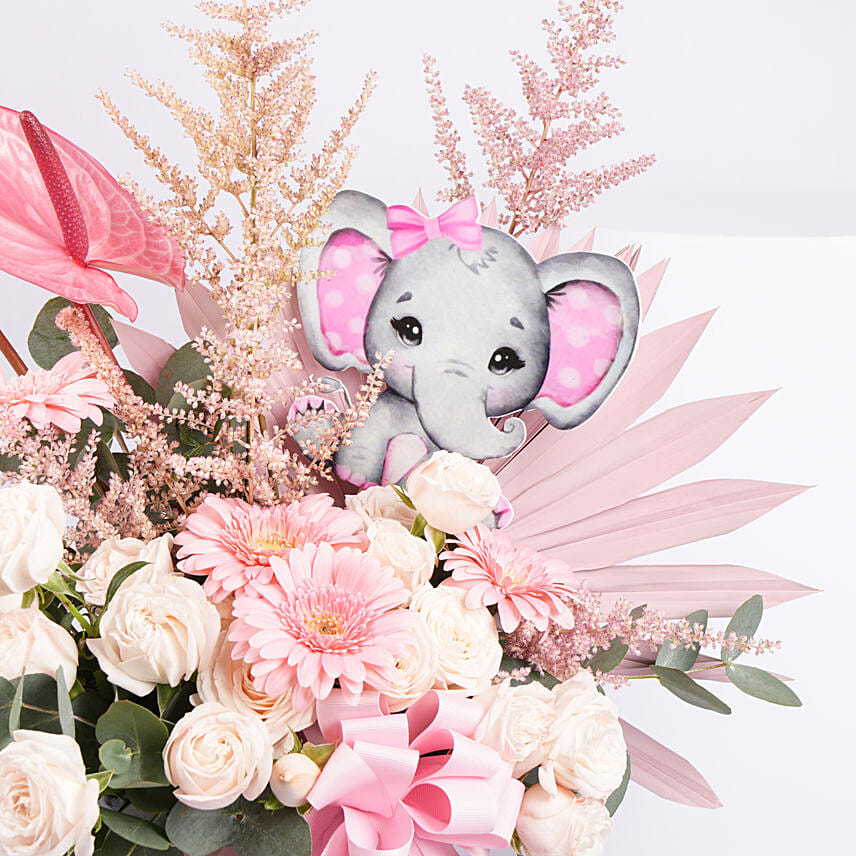 New Born Girl Flowers