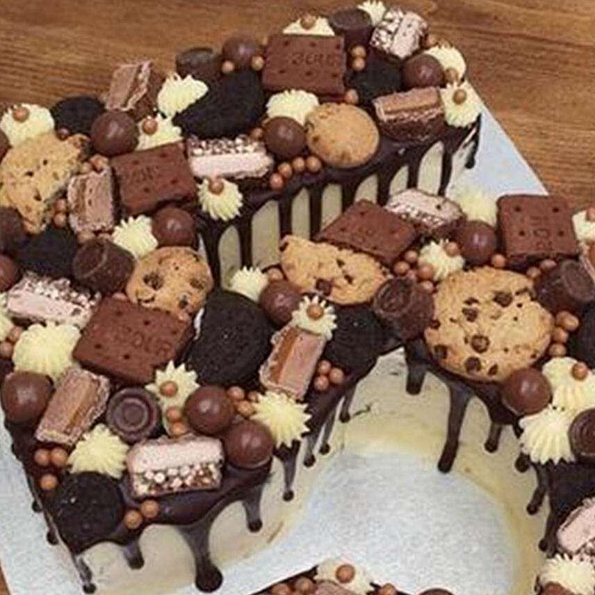 Number 5 Chocolates Cookies Vanilla Cake
