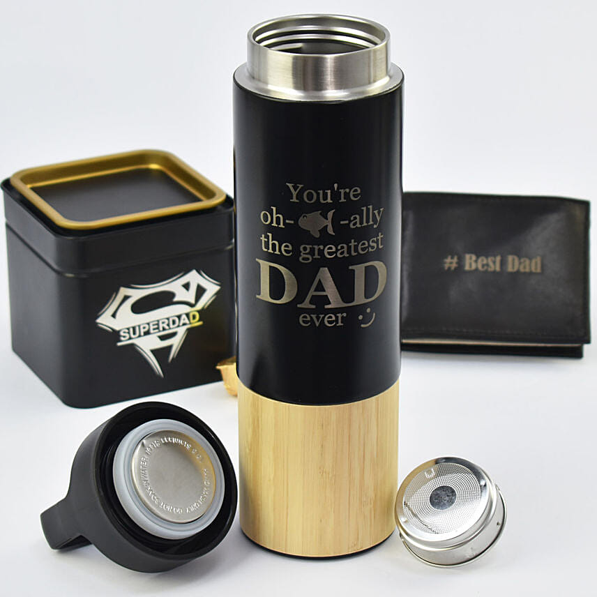 Officially Best Dad Premium Bottle Combo