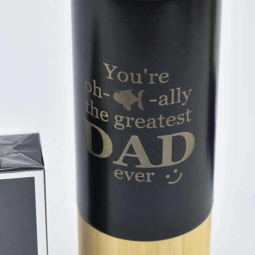 Officially Best Dad Premium Bottle With Perfume