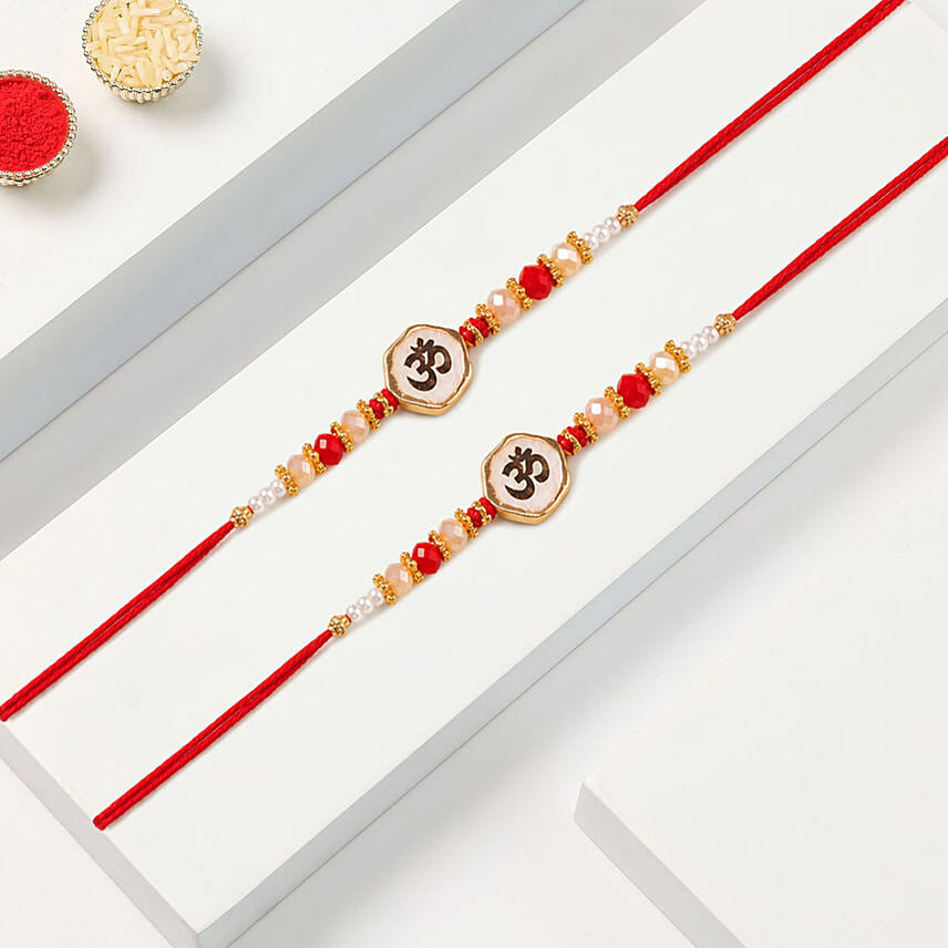 Om Rakhi Set Of 2