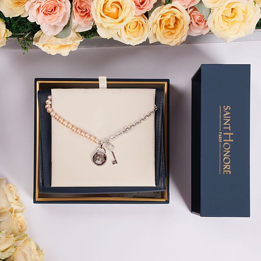 Pearl N Silver Bracelet For Her by Saint Honore Paris