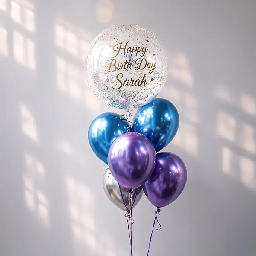 Personalised Birthday Balloon Bouquet