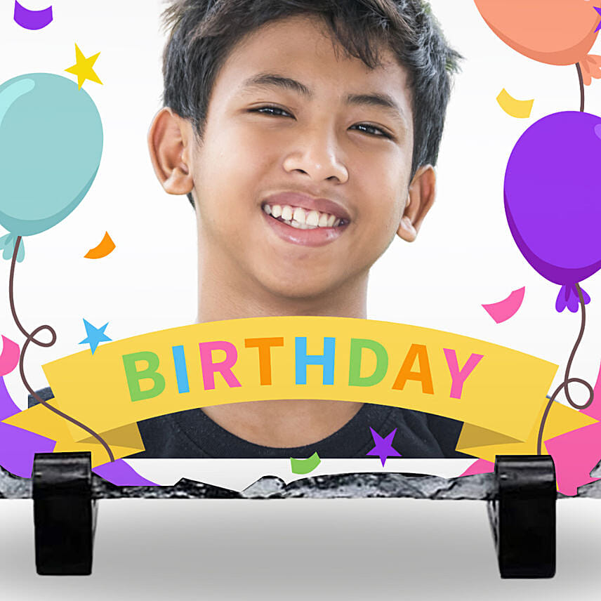 Personalised Birthday Party Portrait Frame