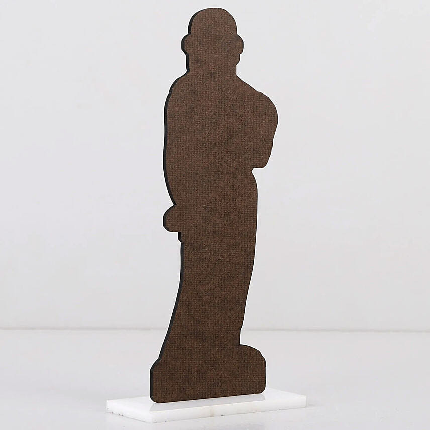 Personalised Caricature Charlie Chaplin with Fudge Cake