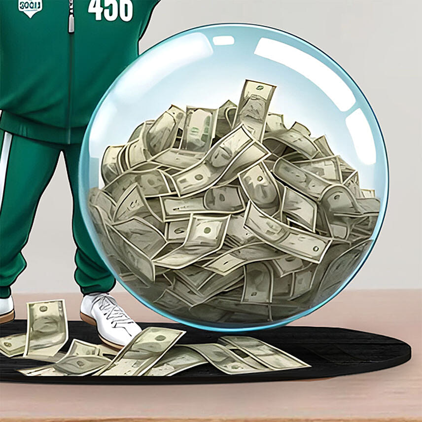 كاريكاتور لاعب لعبة الحبار 456