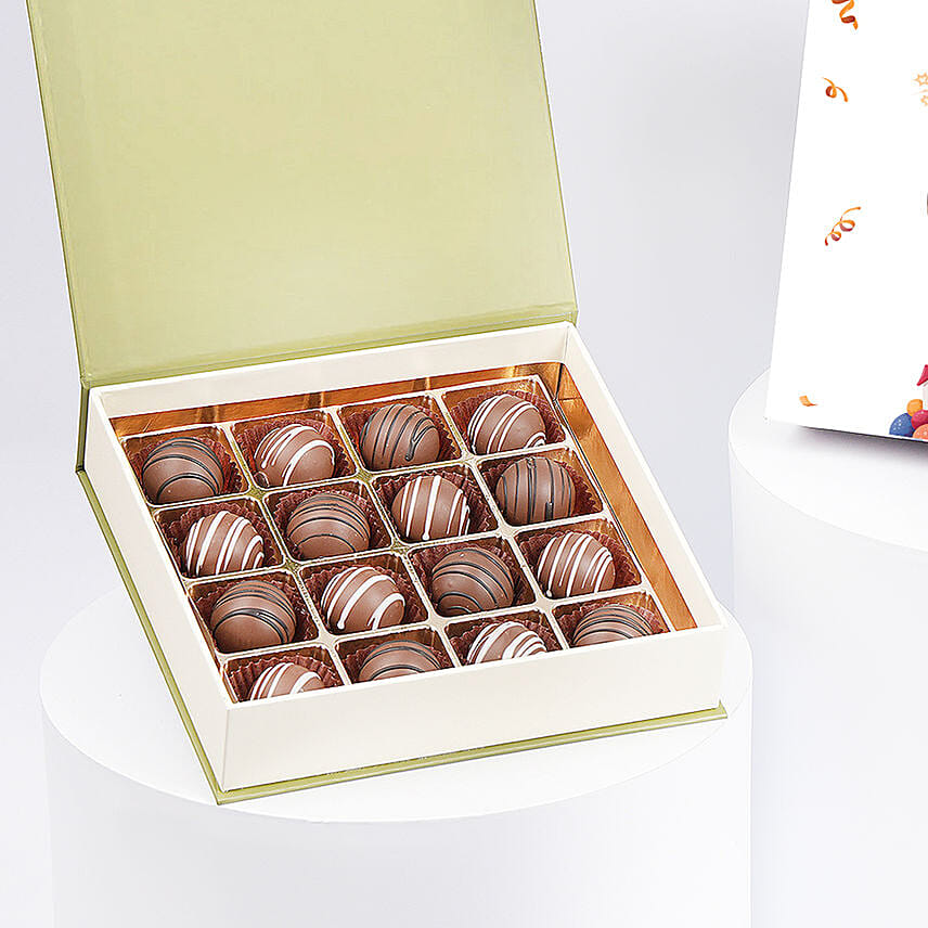 Personalised Chocolate Truffle Box