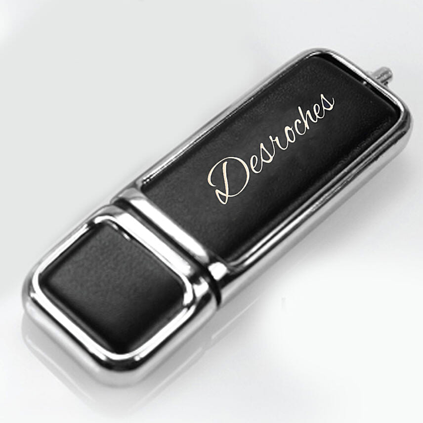 Personalised Engarved Pendrive 16GB Black