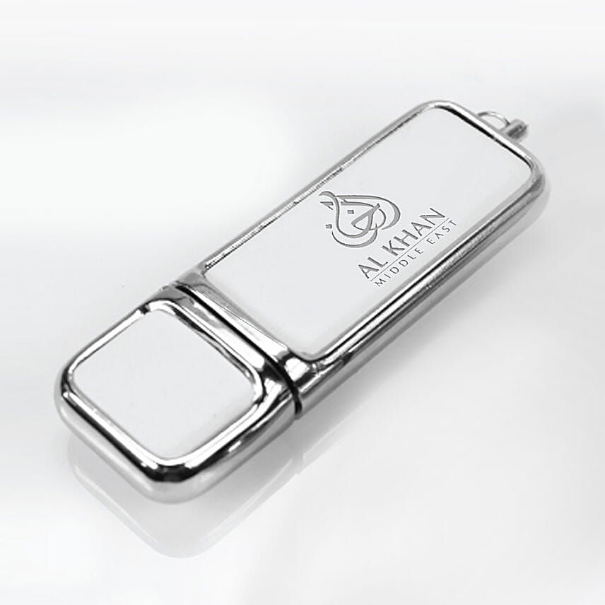 Personalised Engarved Pendrive 16GB White