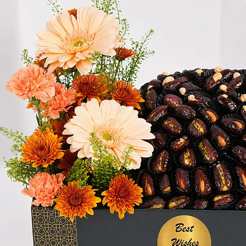 Personalised Floral Date Gift Box